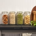 thumbnail image 6 of Mason Craft Craft and More, 2 Liter Large Square Glass Clamp Jar, Set of 2, 6 of 10