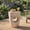 Beige+Natural + Magnesium Oxide+2, variant on 14.5 Inch Modern Minimalist Magnesia Oxide Side Table Grey