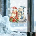 thumbnail image 7 of Zedker Christmas Snowman Window Clings Snowman Window Stickers Removable Christmas Snowman Wall Sticker Decor Glowing Window Clings for Xmas Theme Party Decorations, 7 of 7