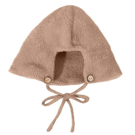 

Dadaria Womens Winter Hats Women Fashion Casua Hat Autumn And Winter Warm Hat Basin Cap Bow Hat Khaki One Size Women