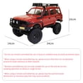 thumbnail image 4 of Coche Remoto WPL 1/16 Todo Terreno Escala Control Remoto, 4 of 8