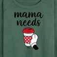 thumbnail image 3 of Mickey & Friends - Mama Needs Coffee - Women's French Terry Jogger Pant, 3 of 5
