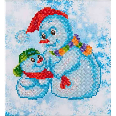 UPC: 4897073240640 | Diamond Dotz Diamond Embroidery Facet Art Kit 11 X11.75 -Snow Family