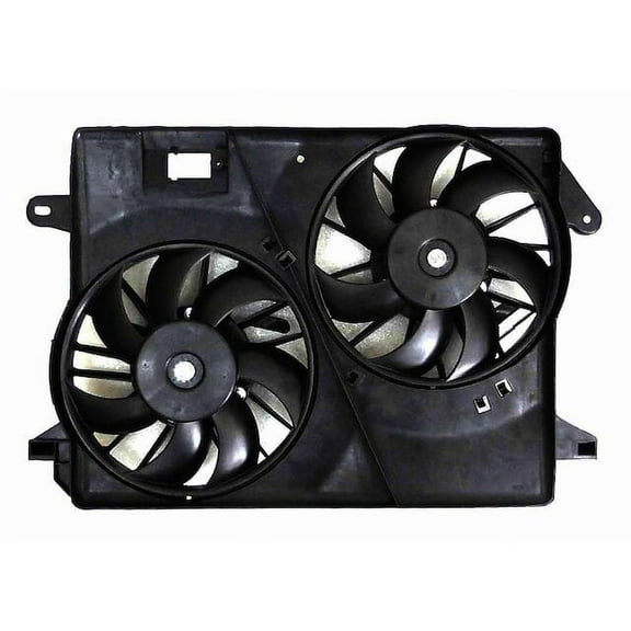 Radiator Fan Assembly - Compatible with 2010, 2012 - 2023 Dodge Charger 2013 2014 2015 2016 2017 2018 2019 2020 2021 2022