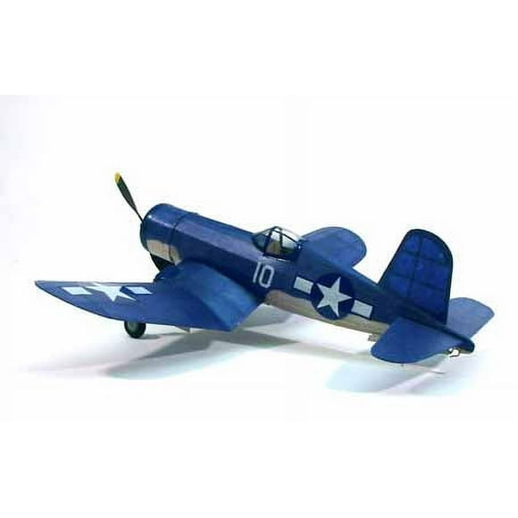 17-1/2" Wingspan F4U Rubber Pwd Aircraft Laser Cut Kit