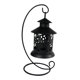 thumbnail image 5 of Linterna candeliere Candelero Linterna con soporte para decoración de bodas de del Interior Negro Colco Candelabro de hierro hueco, 5 of 8
