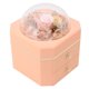 thumbnail image 3 of Caja de almacenamiento para joyas con cajón doble y forma octogonal Forever Flower, color rosa, 3 of 10