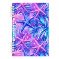 thumbnail image 7 of FORMRS 1-Subject Spiral Notebook 8" x 5" College Ruled 60 Refillable Sheet A5 Hard Cover, Purple Starfish Pattern, 7 of 7