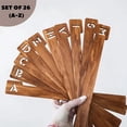 thumbnail image 2 of Alphabetical Vinyl Record Dividers, Durable Wooden Material For Streamlined Organization In Your Music Collection, 2 of 5