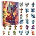 thumbnail image 2 of XWSHYW Decoraciones para El Hogar Calendario de Cuenta Regresiva para Navidad Mini Colgante de Acrílico En Dragon Bebé Calendario Navideño, 2 of 6