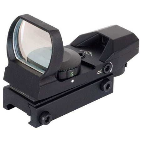 NcStar D4B Red Dot Reflex Sight, 4 Different Reticles, Weaver (Best Cheap Red Dot Reflex Sight)