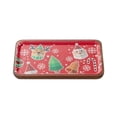thumbnail image 2 of Christmas Serving Tray, Wooden Rim Tray, Holiday Decorative Tray for Cookies and Desserts, Festive Tabletop Display, 2 of 6