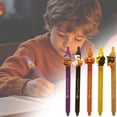 thumbnail image 3 of ERTZAE 10pc Retractable gel pens,Halloween pens,0.5mm fine point pen,black ink,Comfort&nbsp;Fast Dry,pens for journaling,fancy pens,work office accessories,pens for teachers,Student Exam Gel Pens, 3 of 4