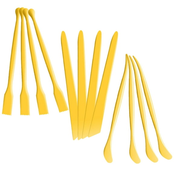 MLINS  12 Pcs Air Dry Clay Glaze Trimming Knife DIY Tools