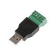 thumbnail image 3 of USB 2,0 tipo A macho/hembra a tornillo de 5p para W/ Shield Terminal Plug Adaptador Conne, hembra, 11 Feliz Sencillez, 3 of 5