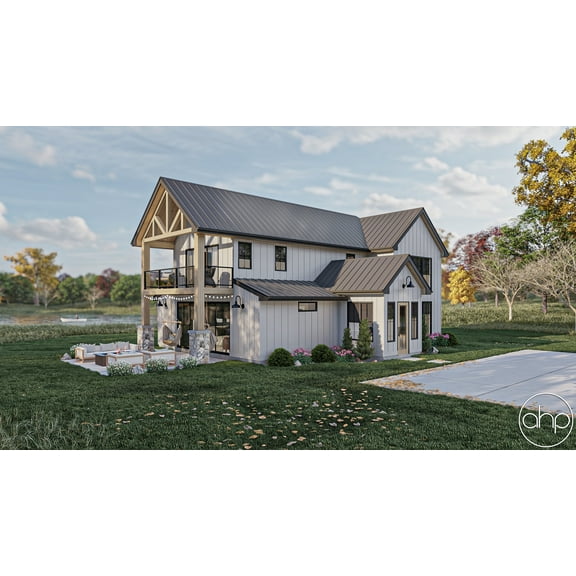 Advanced House Plans: Builder Ready Blueprints | Stockville 30388 | 1.5 Story Plan