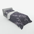 thumbnail image 2 of Ambesonne Floral Bedding Set 3 Pcs, Japanese Sakura, Twin, Taupe Pale Pink, 2 of 2