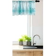 thumbnail image 3 of Ambesonne Geometric Window Valance, Forms in Turquoise Tones, 42" x 12", Turquoise and Pale Blue, 3 of 3