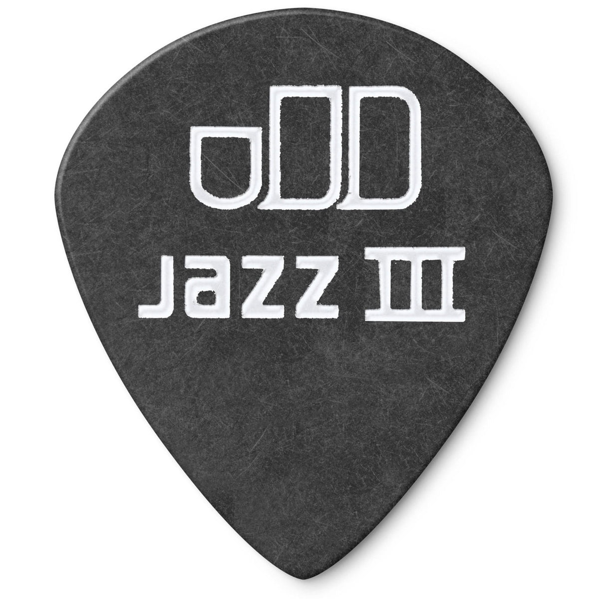 Dunlop 482R.60 Tortex® Pitch Black Jazz III, .60mm, 72/Bag