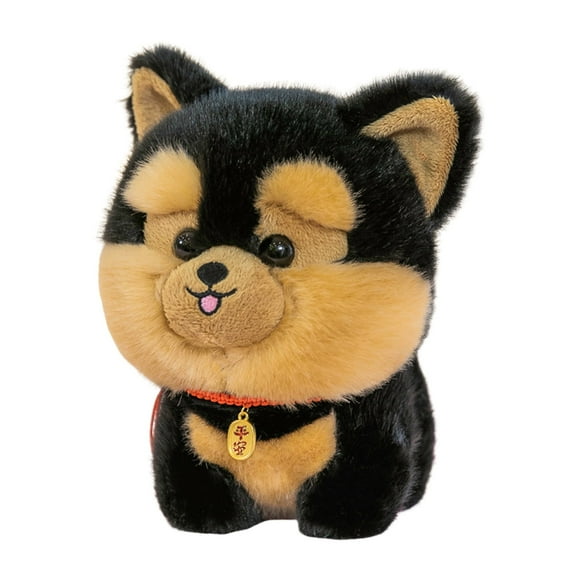 20cm Dog Plush Toy Cute Corgi Pomeranian Husky Bichon Frise Yorkshire Terrier Plushies Ornament Soft Stuffed Animal Puppy Home Room Decoration Birthday Gift