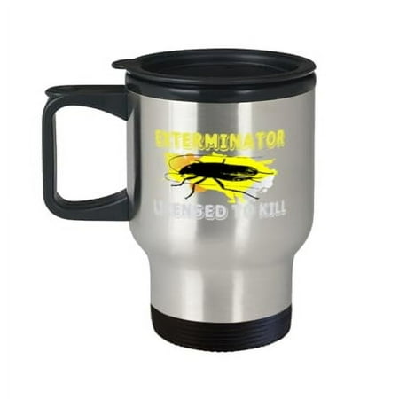 

Exterminator Travel Mug 14oz - Perfect Gift for Bug Lovers and Insect Prevention