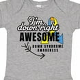 thumbnail image 4 of Inktastic Im Down Right Awesome Down Syndrome Awareness with Arrow Boys or Girls Baby Bodysuit, 4 of 5