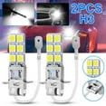 thumbnail image 1 of BeesClover 2pcs Car Bulb H3 Bright Led Fog Driving Drl Light Bulbs Conversion Kit 6000k 1800lm White 360-degree Lighting, 1 of 8