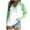 Mint Green 1, variant on Women's Raglan Long Sleeve Tops T-Shirt Loose Blouse Patchwork Henley V Neck Baseball Tee Shirt Top Plus Size Fall Clothes