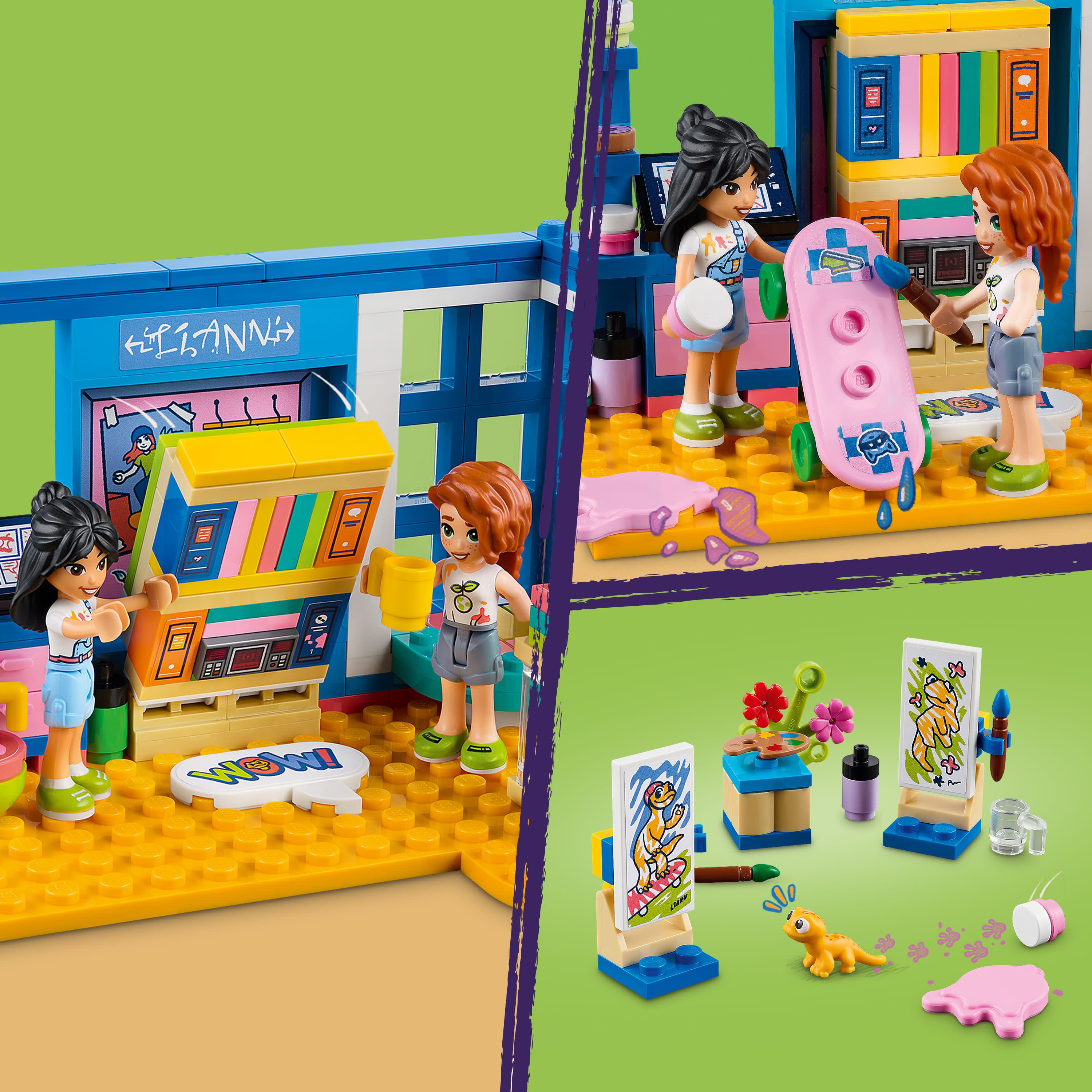 LEGO Friends Liann's Room Mini-Doll & Toy Pet Playset 41739