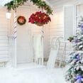 thumbnail image 2 of De Navidad Preiluminada Flocada Con Decoraciones Mixtas Y Luces Led Conos De Pino De Bayas Heladas Artificiales Para Decoración Navideña De Patio Al Aire Libre Speravity HA039217-00, 2 of 6