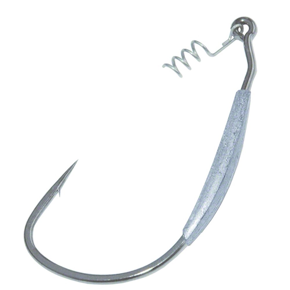 Gamakatsu 2964171/4 Superline Weighted Worm Hook with Spring Lock