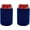 Navy, variant on Blank Neoprene Full Bottom Can Coolie (Variety Color 6 Pack)