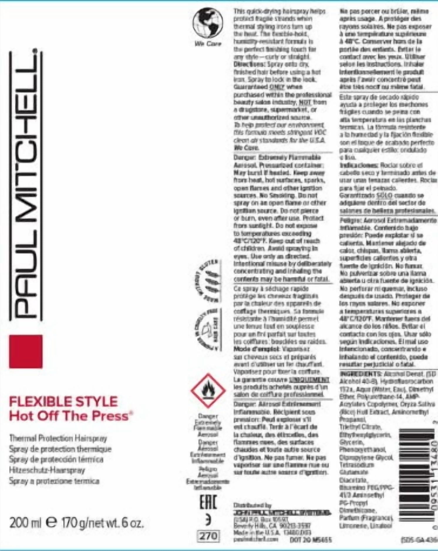 Paul Mitchell Hot Off The Press, 6 oz.