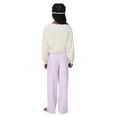 thumbnail image 6 of Saint Eve Kids Girls Fuzzy Pajama Pants, 2 Piece PJ Pant Set and Sleep Mask - Purple Unicorn, Medium, 6 of 6