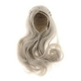 thumbnail image 4 of Peluca de muñeca de pelo femenino a escala 1:6, hermoso vestido, disfraz, muñeca, decoración, peluca de pelo para figuras femeninas de 12 pulgadas, Plata, 4 of 8