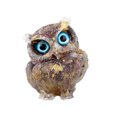 thumbnail image 2 of Owl Decor under $5! Yannianjz Crystal Owl Figurine, Resin Owl Statue, Home Desk Decor, Animal Ornament, Gift Owl Sculpture for Collection Office Bookshelf, 2 of 2