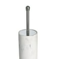 Better Homes & Gardens Faux Marble Toilet Brush and Holder, White