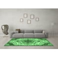 thumbnail image 3 of Ahgly Company Indoor Rectangle Medallion Emerald Green Traditional Area Rugs, 2' x 5', 3 of 4