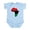 Sky Blue, variant on CafePress - Red, Black And Green Africa Flag Body Suit - Baby Light Bodysuit, Size Newborn - 24 Months