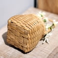 thumbnail image 2 of Cestas de flores, cesta de almacenamiento tejida con asa, cesta de flores decorativa rústica, 2 of 5