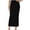 Black, variant on Sundresses for Women LEBONYARD Women's Skirt with Tiered Ruffles,Fall Fashion Women Casual Comfortable Wrap Buttocks Mid-Calf Skirt Red S