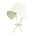 thumbnail image 4 of hengtong Sun Protection Hat Adjustable Stylish Fisherman Hat for Summer Hiking Travel White, 4 of 9