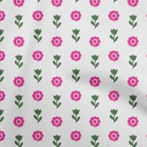 oneOone Polyester Spandex Green Fabric Block Sewing Craft Projects Fabric Prints By Yard 56 Inch Wide-N4