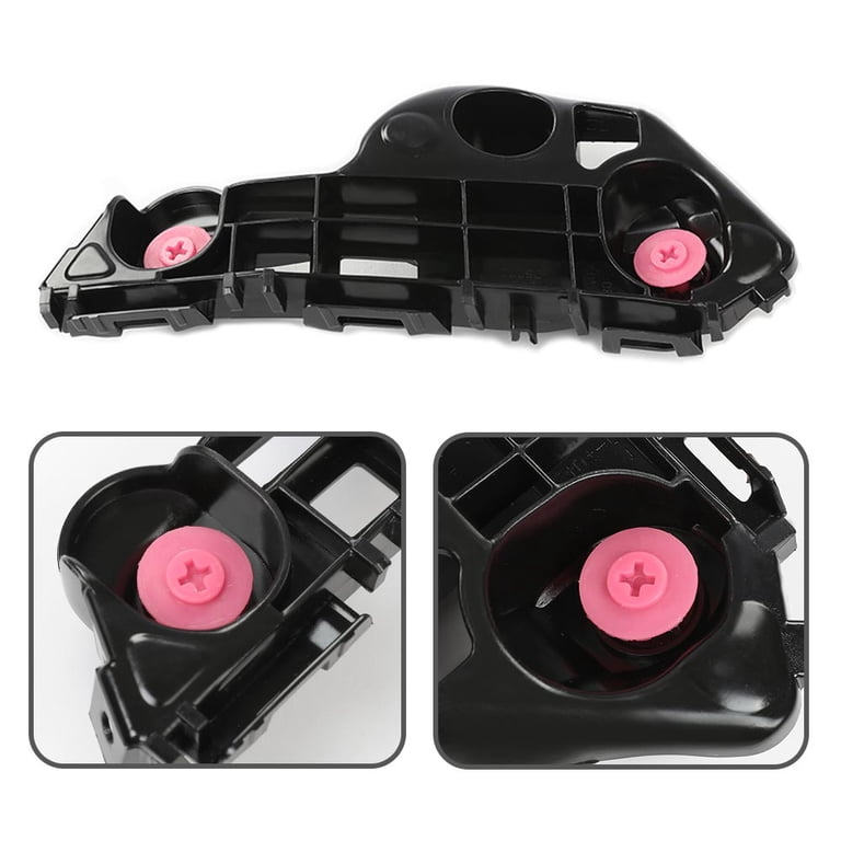 Left Driver Side Front Bumper Bracket For 2018-2021 Toyota Camry - Black Plastic Retainer (Part #alo320154)