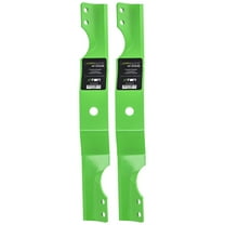 LawnRAZOR Notched Medium Lift Blade for Ariens 34 inch Zoom 34 03971900 2 Pack 810-CBL2432D