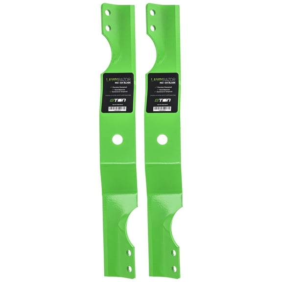 LawnRAZOR Notched Medium Lift Blade for Ariens 34 inch Zoom 34 03971900 2 Pack 810-CBL2432D