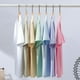 thumbnail image 3 of 240g double-yarn pure cotton round neck short-sleeved t-shirt, unisex summer solid color casual base layer top., 3 of 4