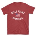 thumbnail image 1 of Belle Plaine Minnesota Patriot Men's Cotton T-Shirt, 1 of 1
