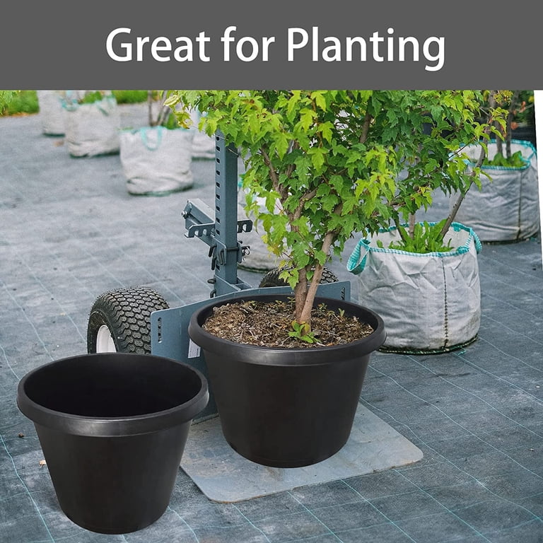 heavy duty plant saucer Gro Pro Heavy Duty Black Plant Saucer, 6" | In-Stock