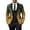 Green, variant on DPTALR Men's Sequined Dance Suit, Colorful Accompaniment Solid Color Jacket,Black , M